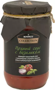 Соус Market Collection Пряный с базиликом 370г