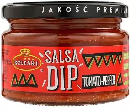 Соус Roleski Salsa Dip Tomato Pepper Томатный 240г