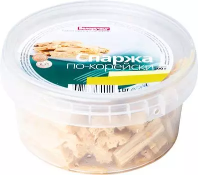 Спаржа Белоручка по-корейски 200г