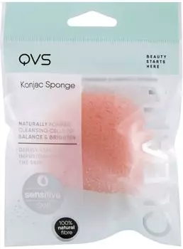 Спонж для макияжа QVS 82-10-1706 Конняку