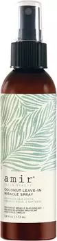 Спрей для окрашенных волос Amir Clean Beauty Coconut Leave-In Miracle Spray Сияние 172мл