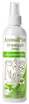 Спрей для щенков и собак Animal Play от клещей 200мл