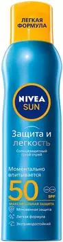 Спрей для тела NIVEA Sun Защита и прохлада SPF50 водостойкий 200мл