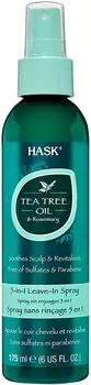 Спрей для волос Hask Несмываемый 5-в-1 с маслом чайного дерева и экстрактом розмарина 175мл