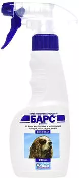 Спрей инсектоакарицидный Барс для собак 200мл