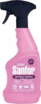 Средство чистящее Sanfor Экспресс-уборка для твердых и мягких поверхностей 500мл