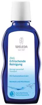 Средство для лица Weleda 2в1 Освежающее очищающее 100мл