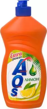 Средство для мытья посуды AOS Лимон 450г