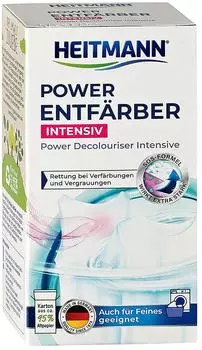 Средство для обесцвечивания Heitmann Power Entfarber белого белья и деликатных тканей 250г