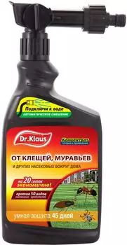 Средство от насекомых Dr.Klaus Эжектор от муравьев клещей и других ползающих 1л