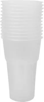 Стаканы одноразовые ПРОСТО прозрачные 12шт*500мл