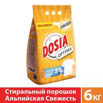Стиральный порошок Dosia Optima Альпийская Свежесть 6кг
