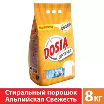 Стиральный порошок Dosia Optima Альпийская Свежесть 8кг