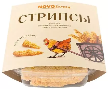 Стрипсы Novoferma 400г - Vprok.ru Перекрёсток