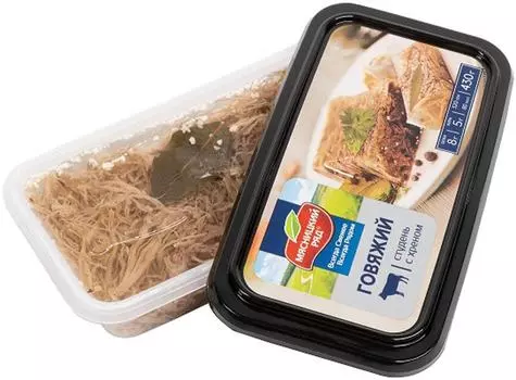 Студень Мясницкий ряд Говяжий С Хреном 430гс доставкой!