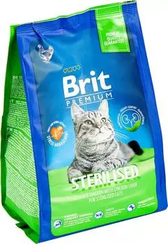 Сухой корм для кошек Brit Premium с курицей 0.8кг