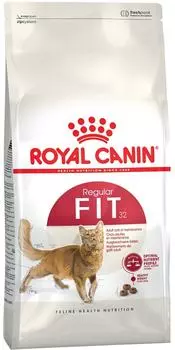 Сухой корм для кошек Royal Canin Regular Fit 32 для кошек имеющих доступ на улицу 4кг