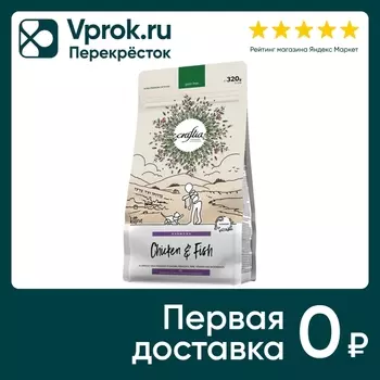 Сухой корм для котят Craftia Harmona из курицы и рыбы 320г