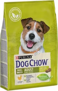 Сухой корм для собак Dog Chow Small Breed Adult с курицей 2.5кг