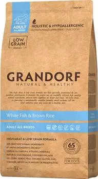 Сухой корм для собак Grandorf Adult all Рыба с рисом 12кг
