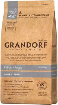 Сухой корм для собак Grandorf Кролик с бататом 12кг