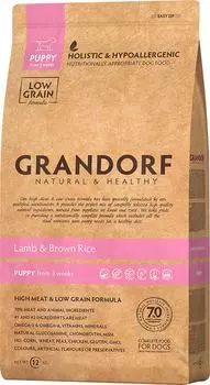 Сухой корм для собак Grandorf Puppy Ягненок с рисом 12кг