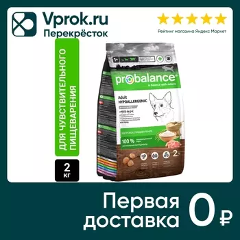 Сухой корм для собак ProBalance Hypoallergenic 2кг