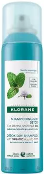 Сухой шампунь для волос Klorane Детокс с экстрактом водной мяты 150мл