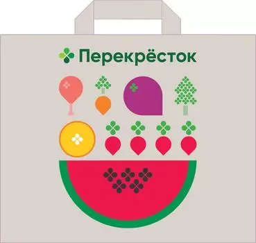 Сумка хозяйственная Перекресток 45*40*20см