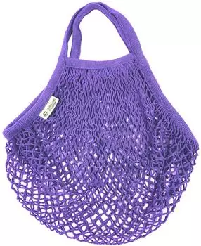 Сумка Jungle Story Авоська с короткой ручкой фиолетовая