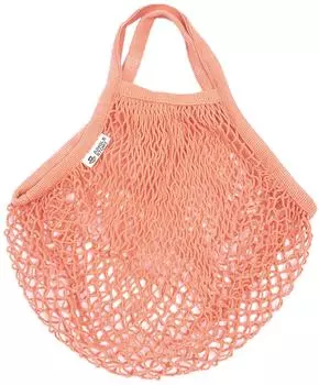 Сумка Jungle Story Авоська с короткой ручкой персиковая