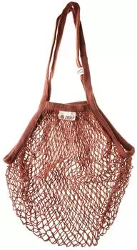 Сумка Jungle Story Авоська с удлиненной ручкой коричневая