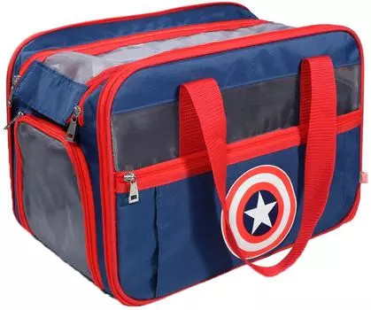 Сумка-переноска для животных Triol Disney Marvel Капитан Америка 40*25*28см