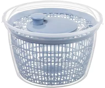 Сушилка для салата Elan Gallery серо-голубая 4.5л