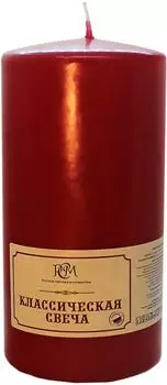 Свеча РСМ Классическая бордовая 7*15см. Закажите онлайн!