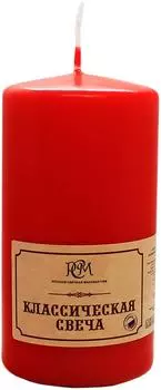 Свеча РСМ Классическая красная 6*12см. Закажите онлайн!