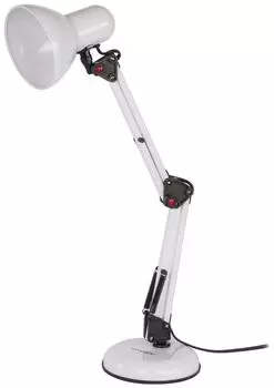 Светильник настольный Sonnen TL-007 на подставке + струбцина 40Вт Е27 60см белый