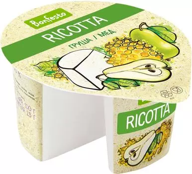 Сыр Bonfesto Рикотта груша-мед 50% 125г