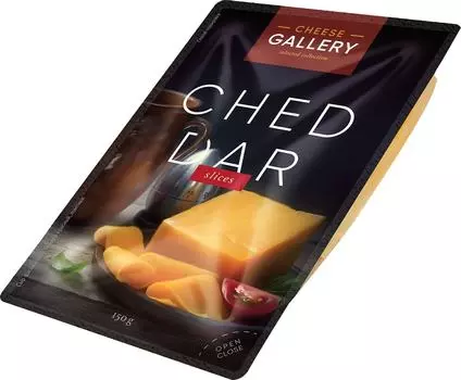 Сыр Cheese Gallery Чеддер красный 50% 150г