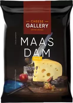 Сыр Cheese Gallery Маасдам 45% 180г