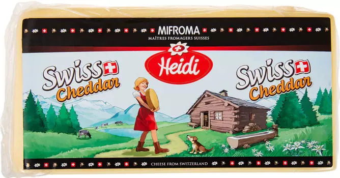 Сыр Heidi Swiss Чеддер 50%