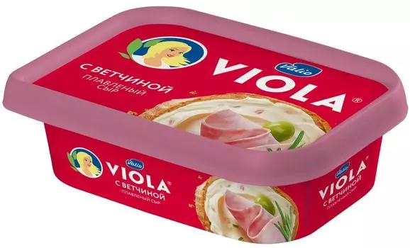 Сыр плавленый Viola с ветчиной 50% 200г