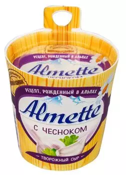 Сыр творожный Almette с чесноком 60% 150г