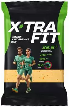 Сыр X-tra Fit твердый 20% 180г - Vprok.ru Перекрёсток