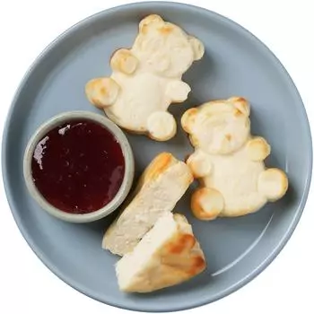 Сырники Котмаркот Мишки с клубничным джемом 150г