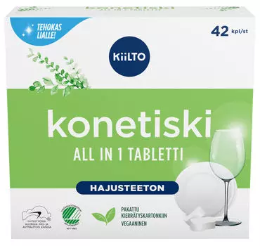 Таблетки для посудомоечных машин Kiilto All in 1 42шт