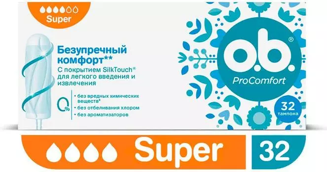 Тампоны o.b. ProComfort Super 32шт