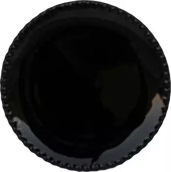 Тарелка Ceramisia Perla Черная 20.5см