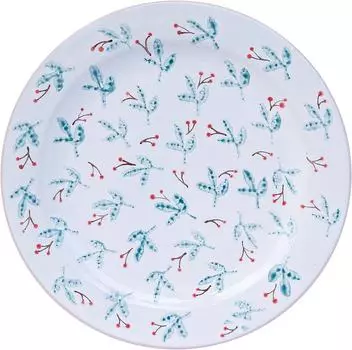 Тарелка обеденная Ceramisia Delice Белая 25.8см