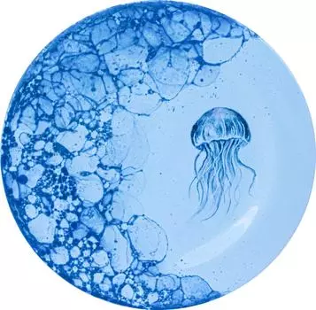 Тарелка обеденная Ceramisia Lagoon Лазурная 25.8см в ассортименте